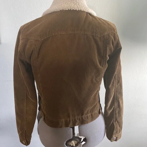 Sherpa Lined Corderoy Jacket S - Picture 8 of 11